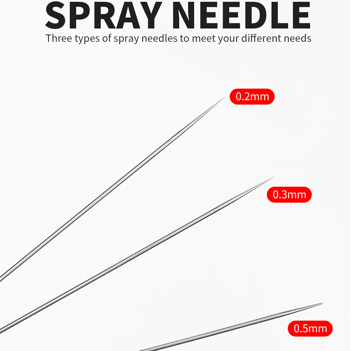 3 قطعة مجموعة 0.2/0.3/0.5 مللي - مراجعة Airbrush Kit With Mini Compressor وسعره