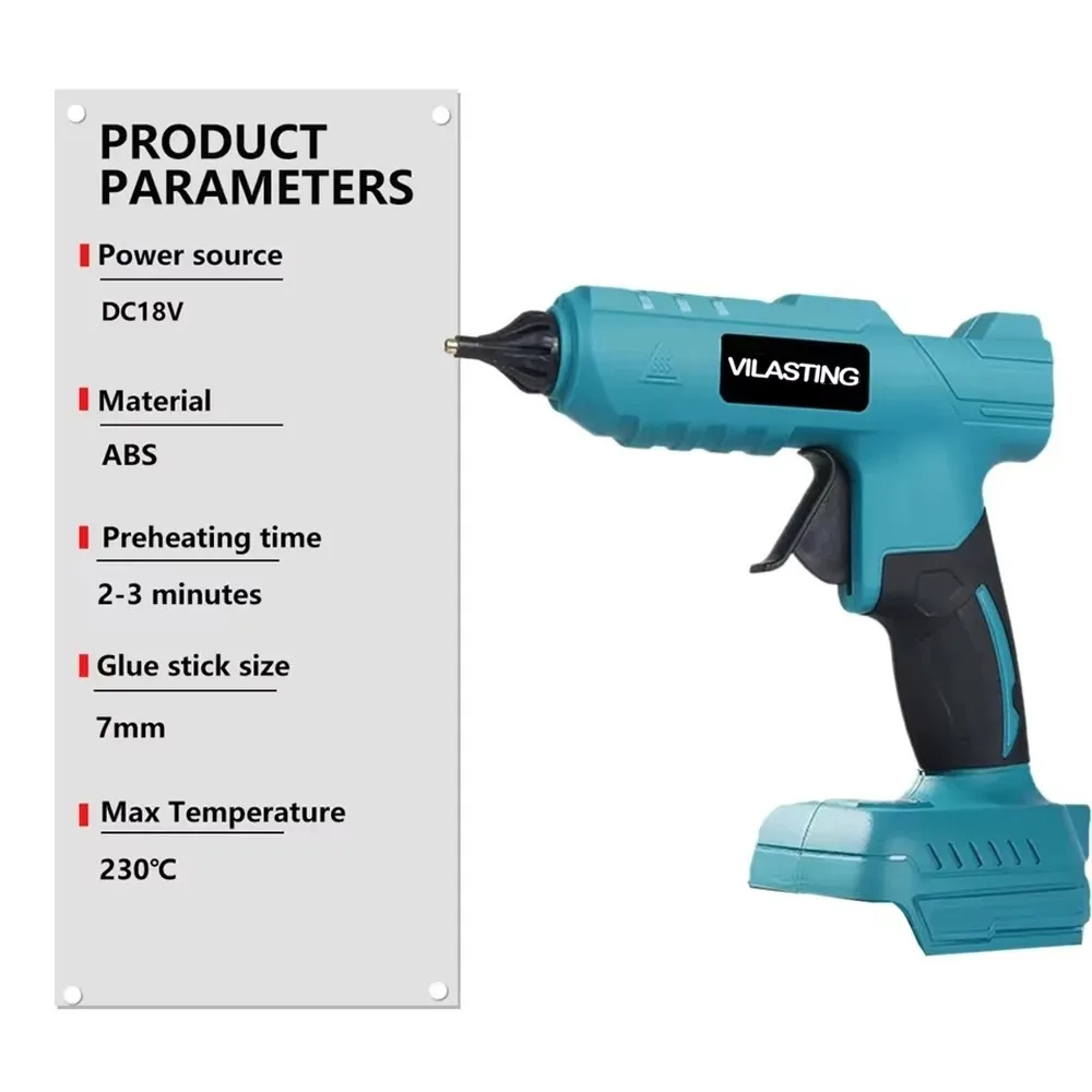 مسدس صمغ يسيح بالحرارة لاسلكي  - مراجعة Hot Melt Glue Gun Cordless وسعره