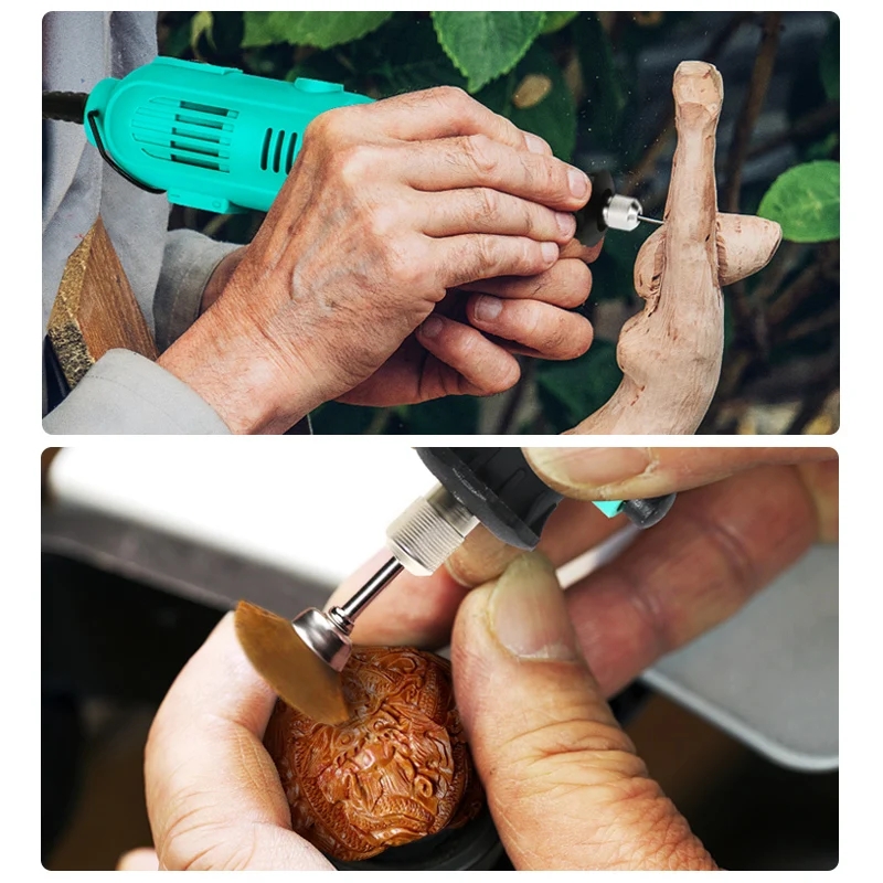 ملحقات أدوات الصنفرة الكهربائي - مراجعة Cordless Rotary Tool Kit Accessories وسعره