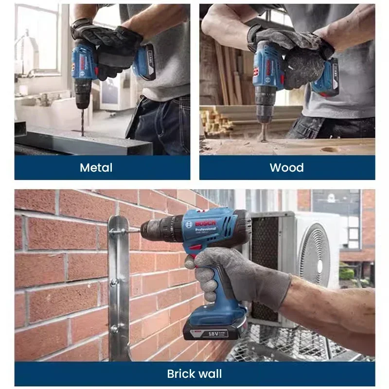 مثقاب بوسش GSB183-LI 18 فولت ل - مراجعة Brushless Cordless Electric Drill 18V وسعره