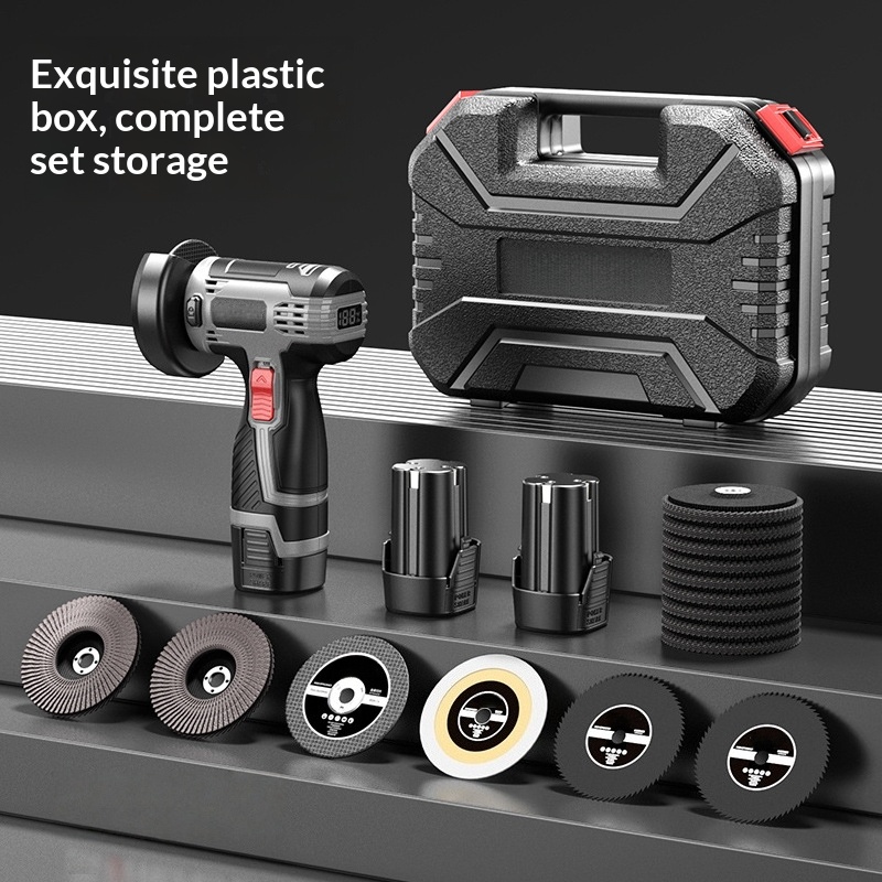 جلاخة زاوية صغيرة تعمل بالبطار - مراجعة Brushless Angle Grinder Battery Powered وسعره