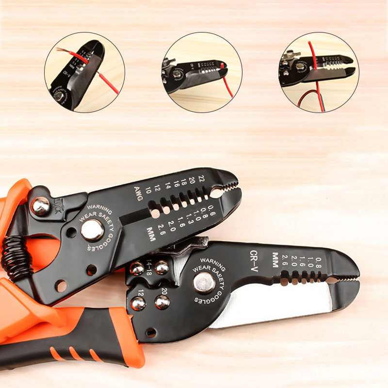 175 مللي متر تجريد العقص كماشة - مراجعة Automatic Wire Stripper Cutter وسعره