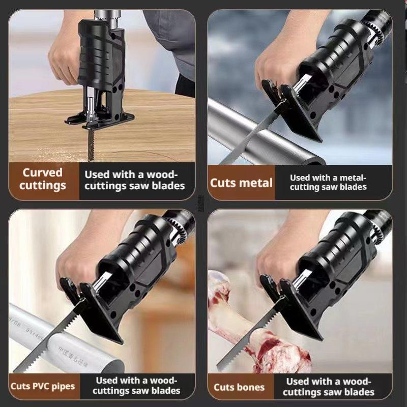 محول منشار ترددي لتحويل المثقا - مراجعة Reciprocating Saw Attachment Drill وسعره