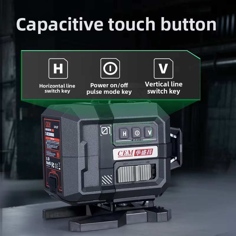 CEM 4D 16 خط ليزر لاسلكي أخضر  - مراجعة Laser Level 16 Lines 4D Green وسعره