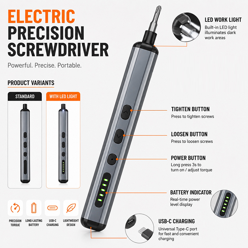 مجموعة مفكات كهربائية دقيقة 68 - مراجعة Electric Screwdriver Rechargeable Usb وسعره