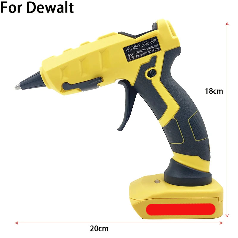 مسدس غراء حراري لاسلكي لماركات - مراجعة Hot Melt Glue Gun Cordless وسعره